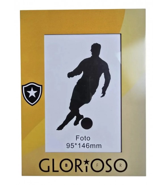Porta Retrato 1 Foto 15X10cm aluminio- Botafogo - Produto Oficial Licenciado